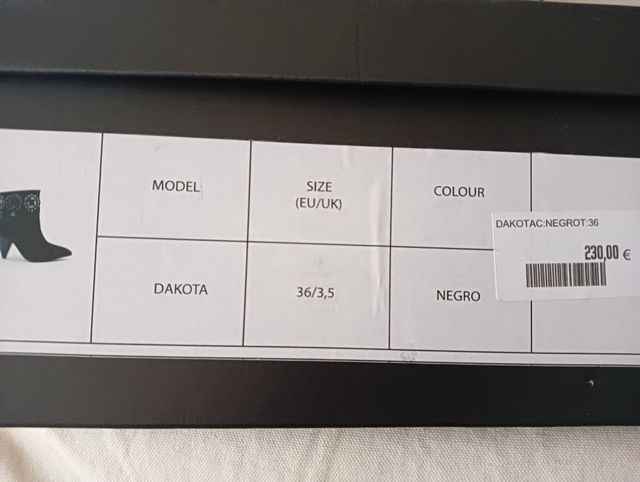 botín negro cambili