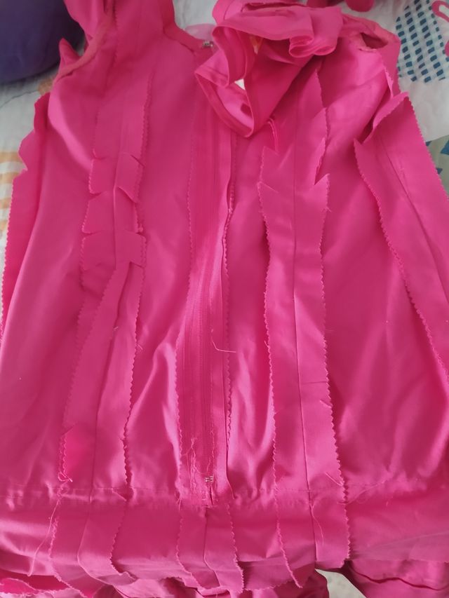 traje de flamenca aproximadamente 11, 12 años