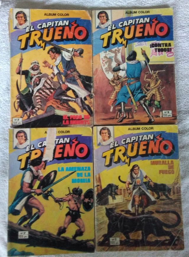 4 cómics del Capitán Trueno 1980-81