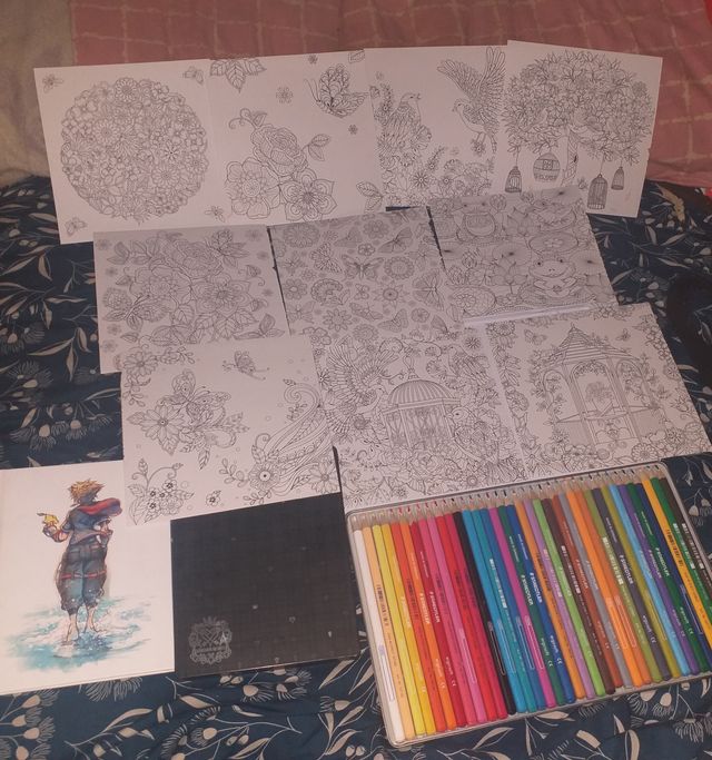 Cuadernos para colorear, Steelbook y Artbook KH3
