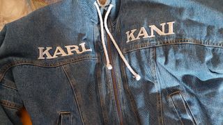 Chaqueta Karl Kani bomber vaquera borreguillo de segunda mano por 45 EUR en  Valencia en WALLAPOP