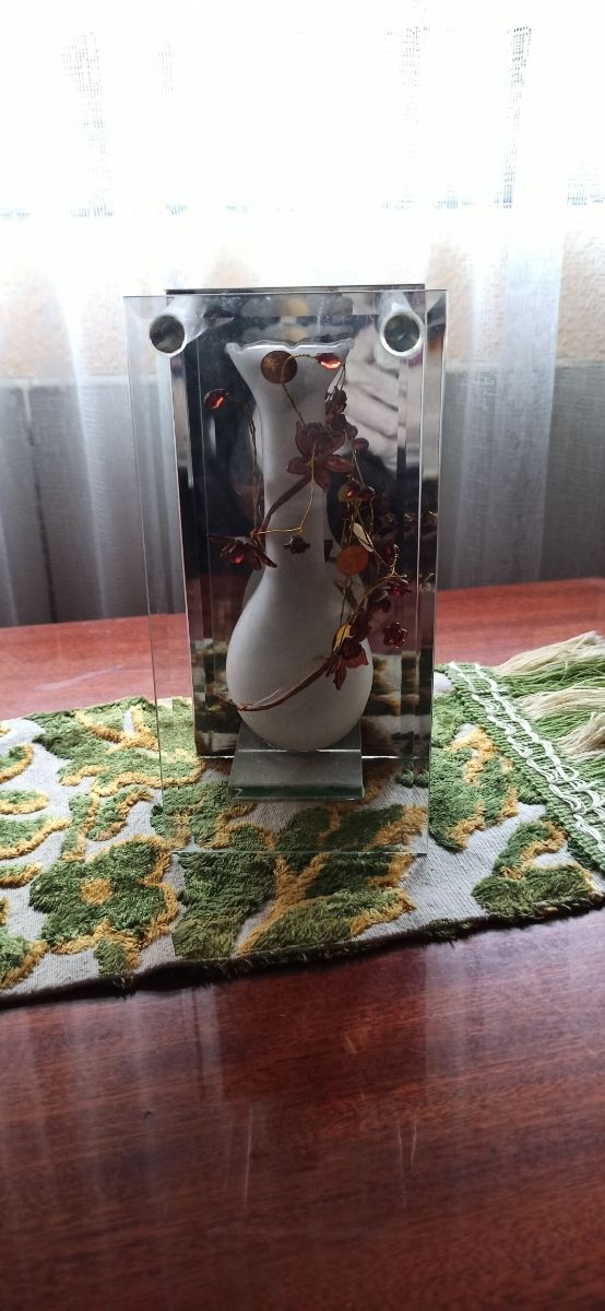 Jarrón decorativo cristal