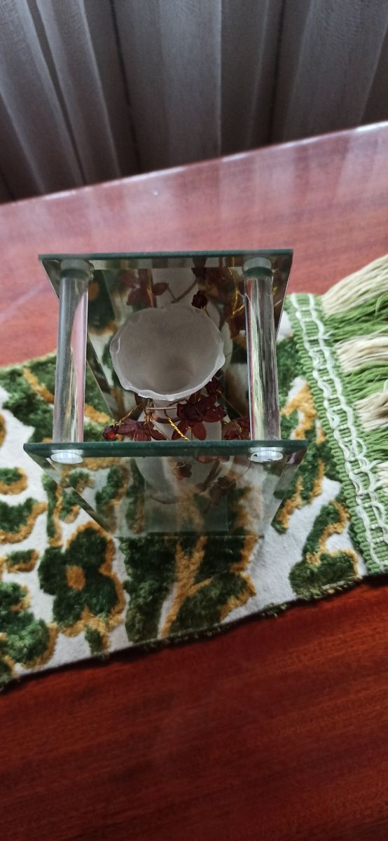 Jarrón decorativo cristal