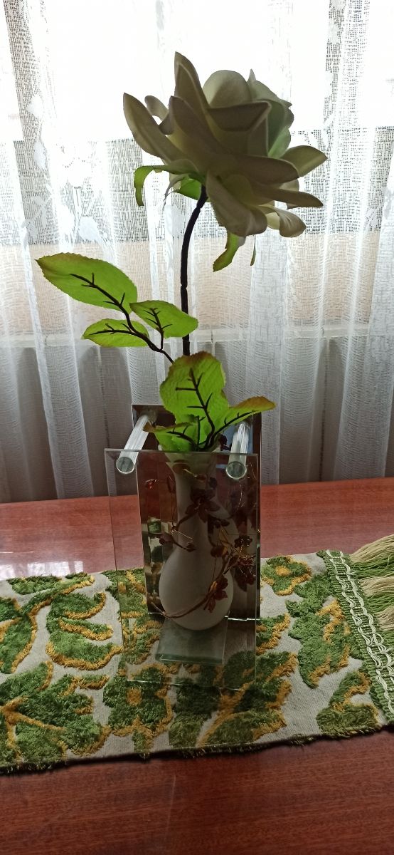 Jarrón decorativo cristal