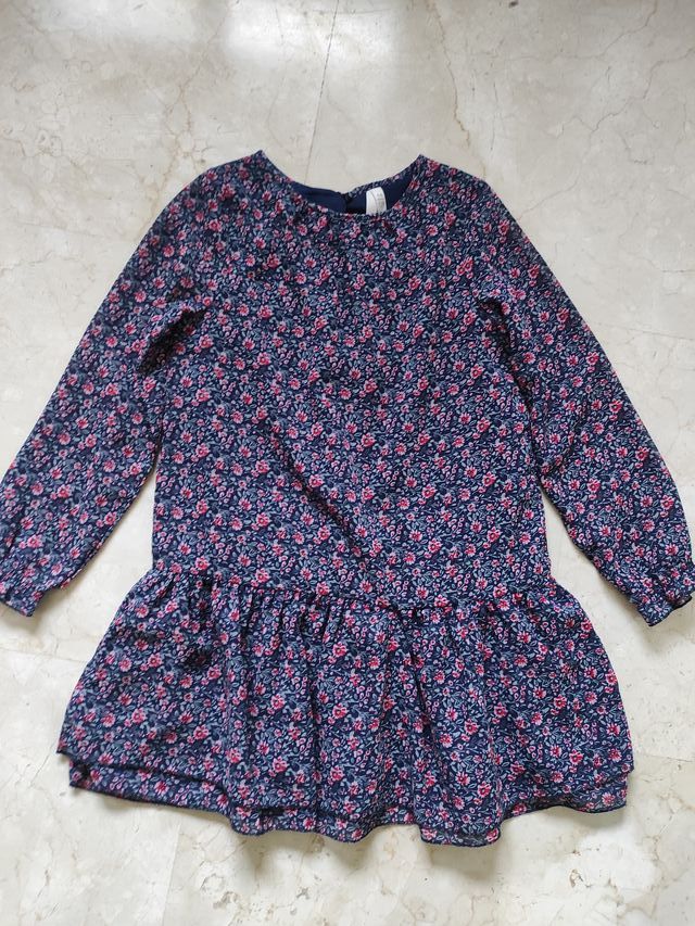 Vestido de gasa talla 5-6 años