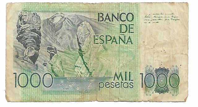 BILLETE ORIGINAL 1.000 PESETAS DE 1979 SERIE N