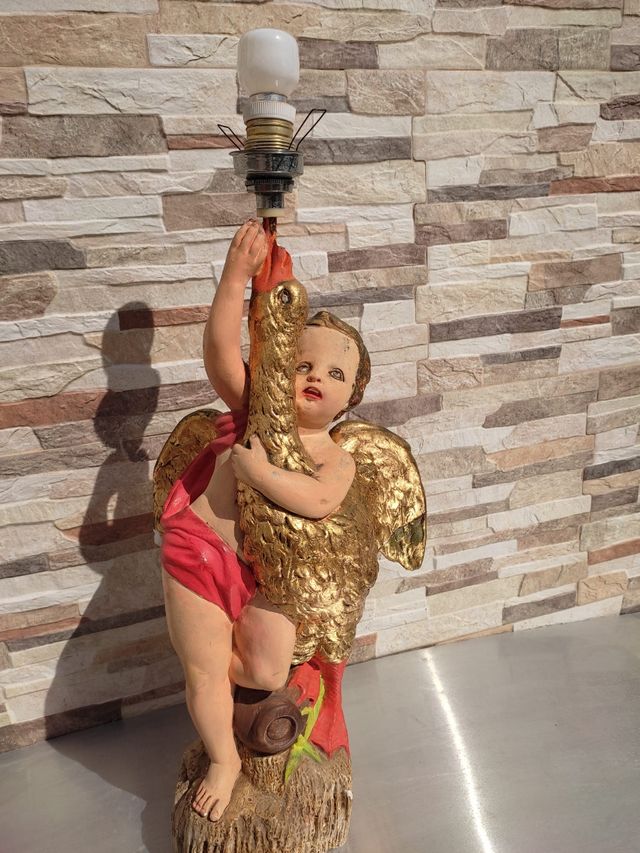 Antigua lámpara de sobremesa