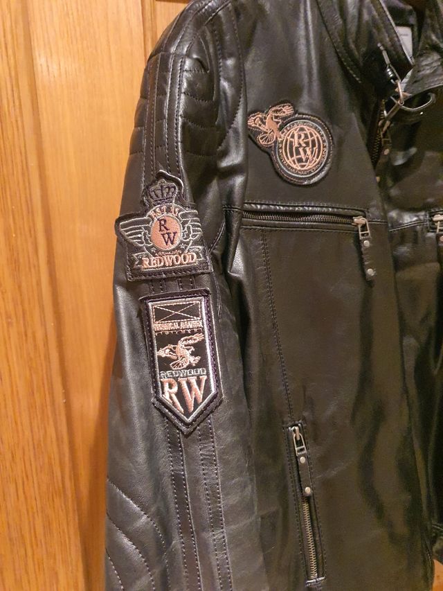 Chaqueta cuero hombre