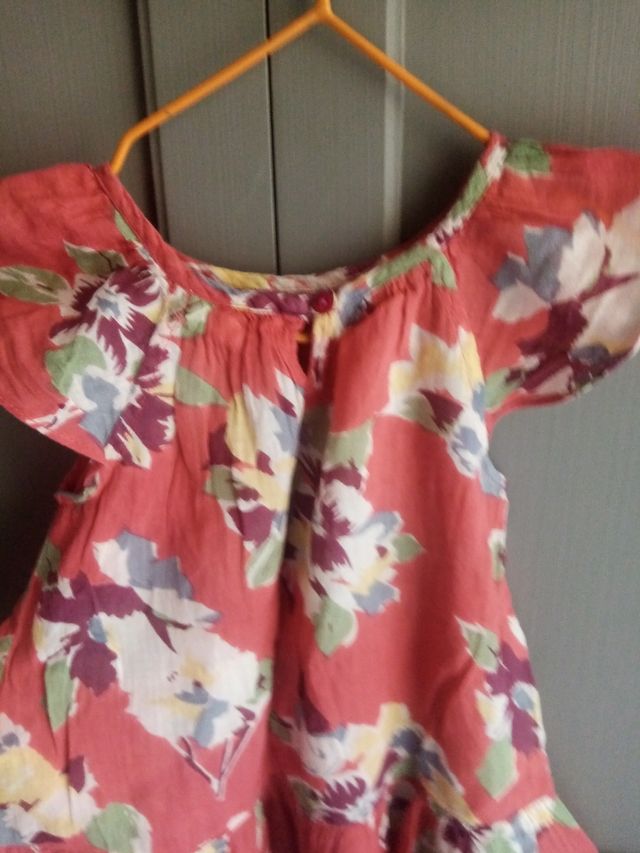 Vestido estampado flores