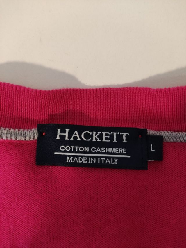 Cárdigan fucsia Hackett cashmere