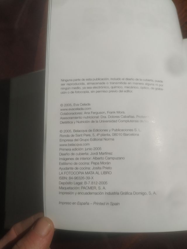 No haga zapping haga la cena. Eva Celada. Belacqva