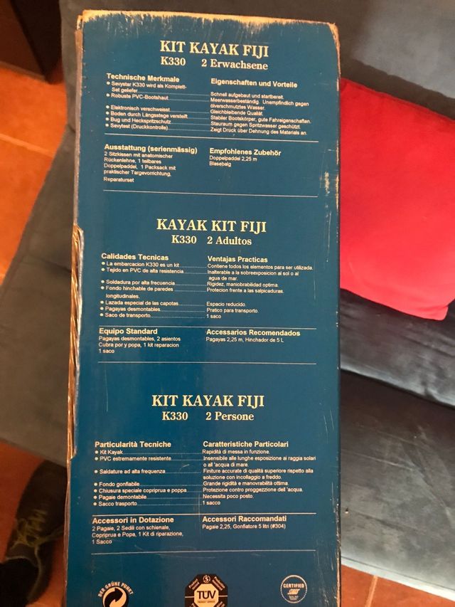 kayak k330 10 ft. 7 in. (3,25 m.) 2 adultos