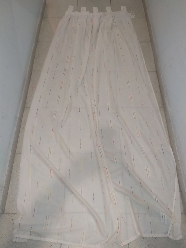 2 CORTINAS HABITACIÓN. 240X75+-