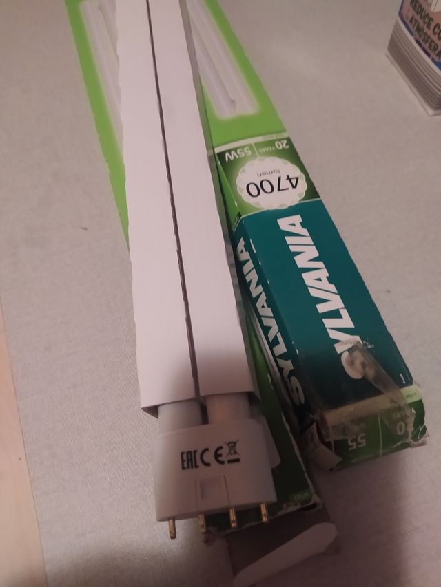 tubos fluorescentes dobles 55w