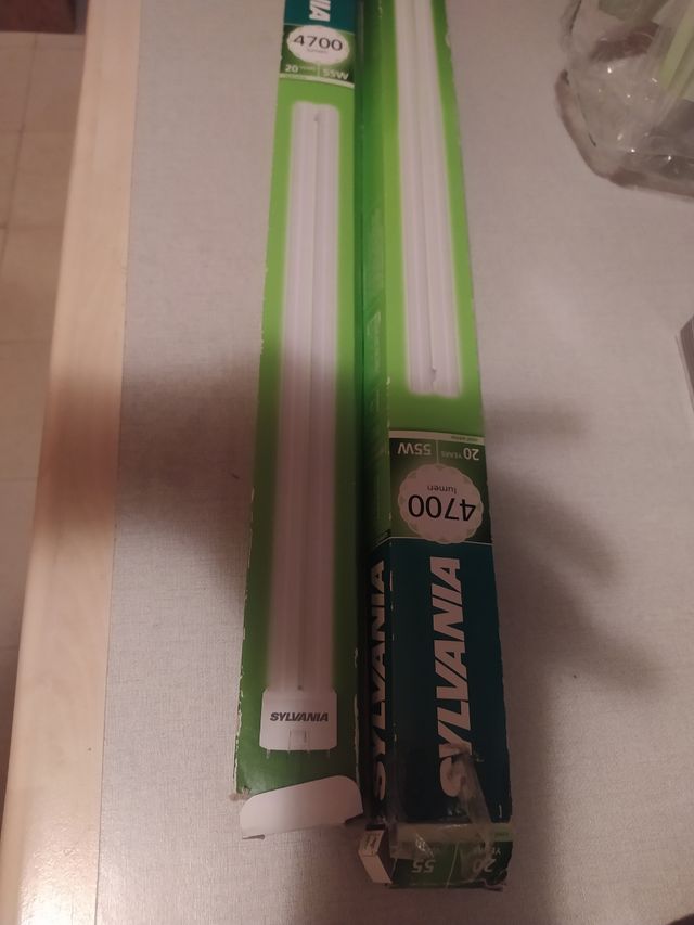 tubos fluorescentes dobles 55w