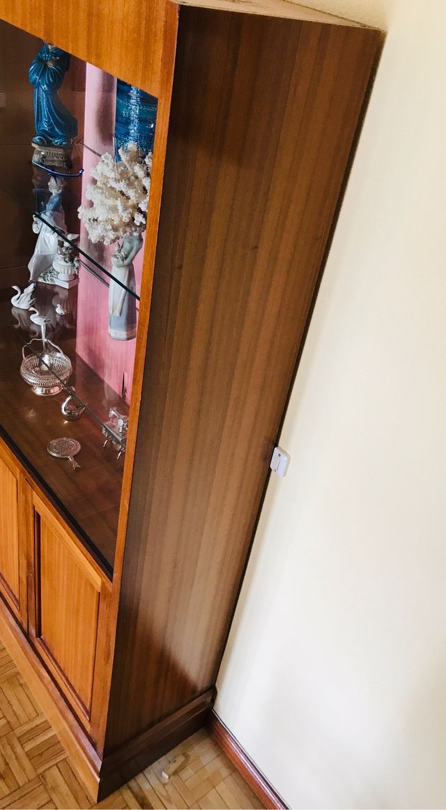 Vitrina de madera maciza de segunda mano por 100 EUR en Fuenlabrada en
