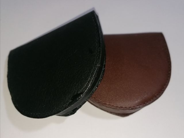 Porta monete zecchini cuoio pelle artigianale