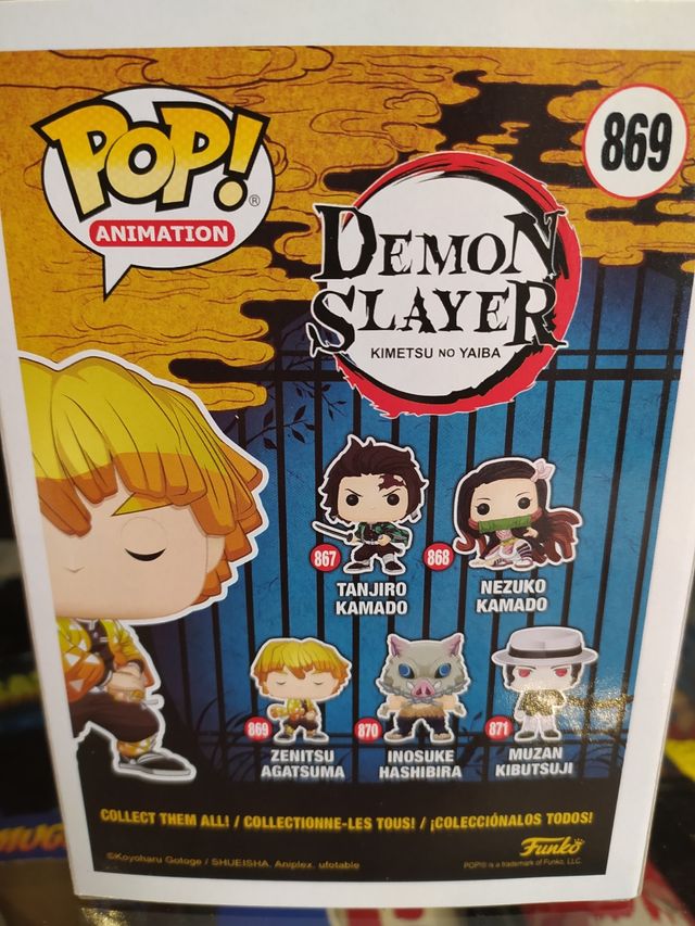 Funko Pop! Demon Slayer Zenitsu Agatsuma n. 869