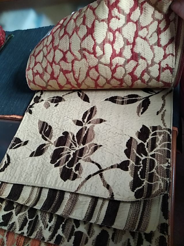 Lote 10 retales de tela gruesa de tapizar