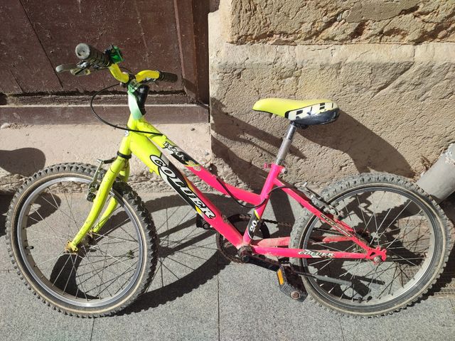 Bicicleta niño colorful