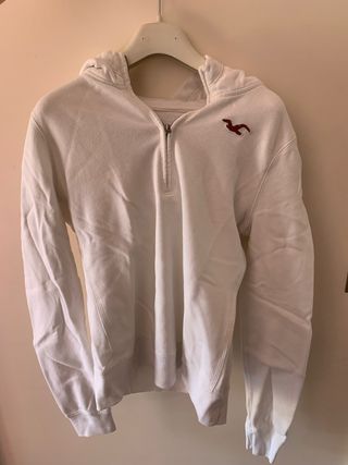 Sudadera Abercrombie Blanca de segunda mano por 15 EUR en Martorell en  WALLAPOP
