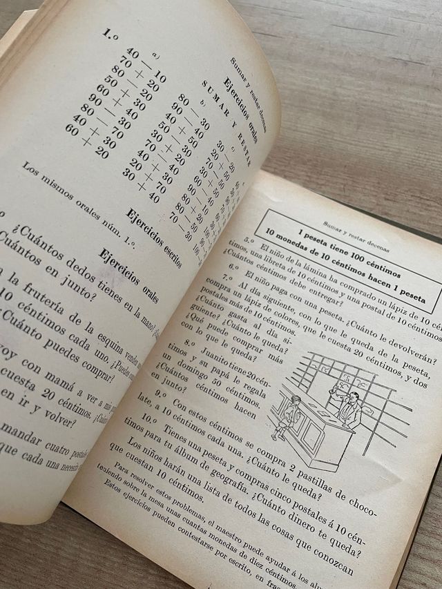 Año 1913 aritmética JUAN PALAU VERA