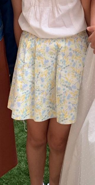 Falda tizzas talla 7-8 años