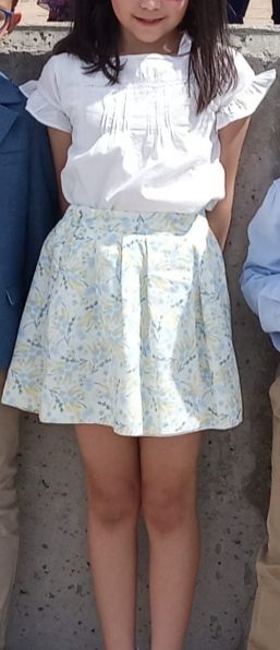 Falda tizzas talla 7-8 años