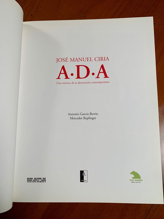 Catálogo arte abstracto de J. M. Ciria