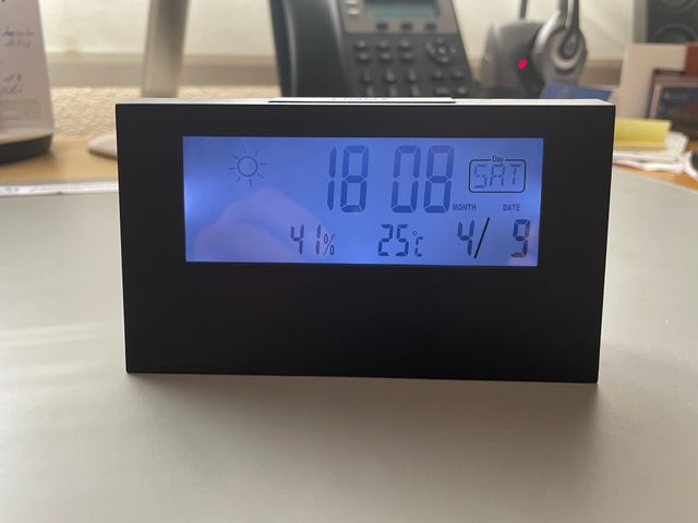 Reloj y Estación Metereológica - NATURA