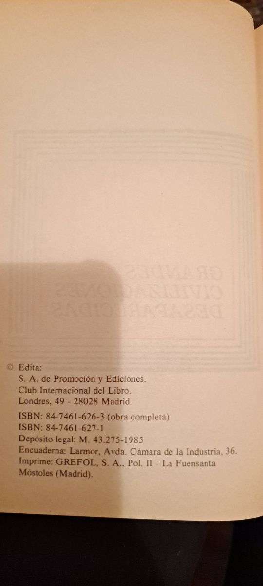 Colección libros historia civilizaciones