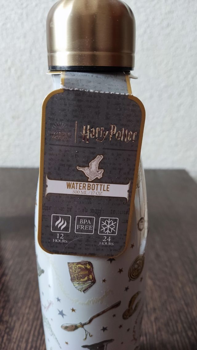 Termo Frío 24h Calor 12 de frio Gris Harry Potter