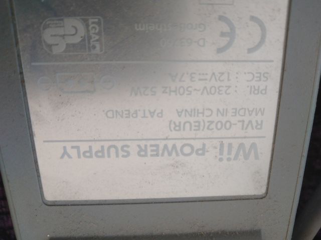 Cargador transformador Nintendo Wii