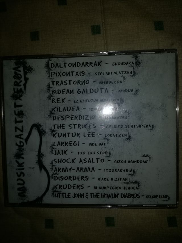 Cd música gaztetxeroa