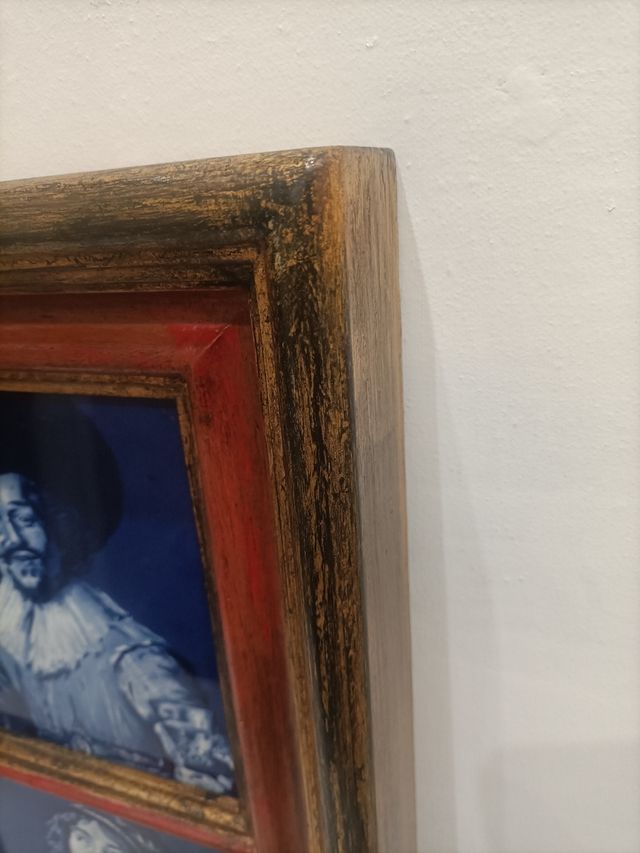 Cuadro azulejos pinturas holandesas