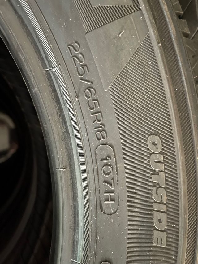 225/65/18 Michelin Latitude Cross