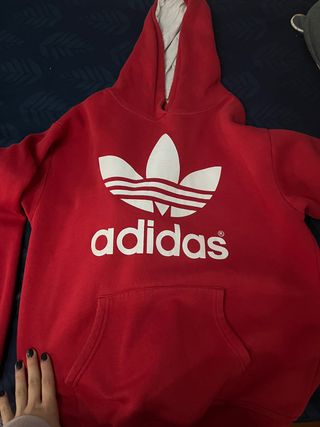 Sudadera Roja Adidas de segunda mano por 20 EUR en Vitoria-Gasteiz en  WALLAPOP