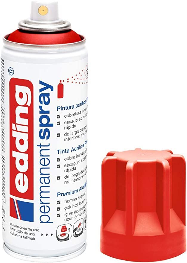 PINTURA ROJO BRILLANTE SPRAY EDDING 5200-951