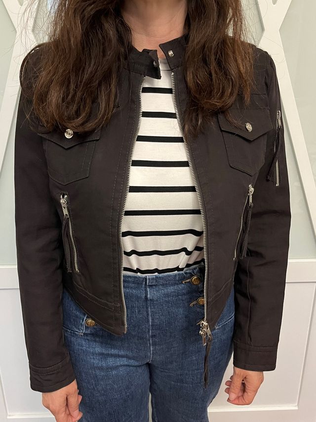 Chaqueta marrón Bimba y Lola talla 40