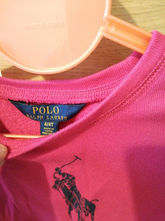 sudadera de niña de talla 4 años Ralph Lauren
