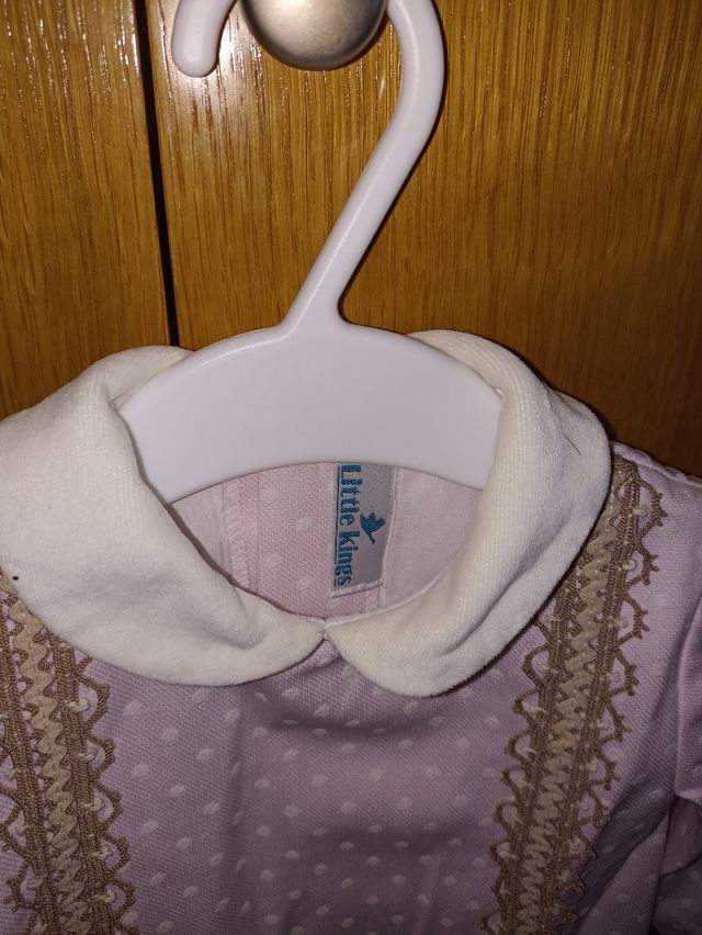 Vestido Little kings 12 meses