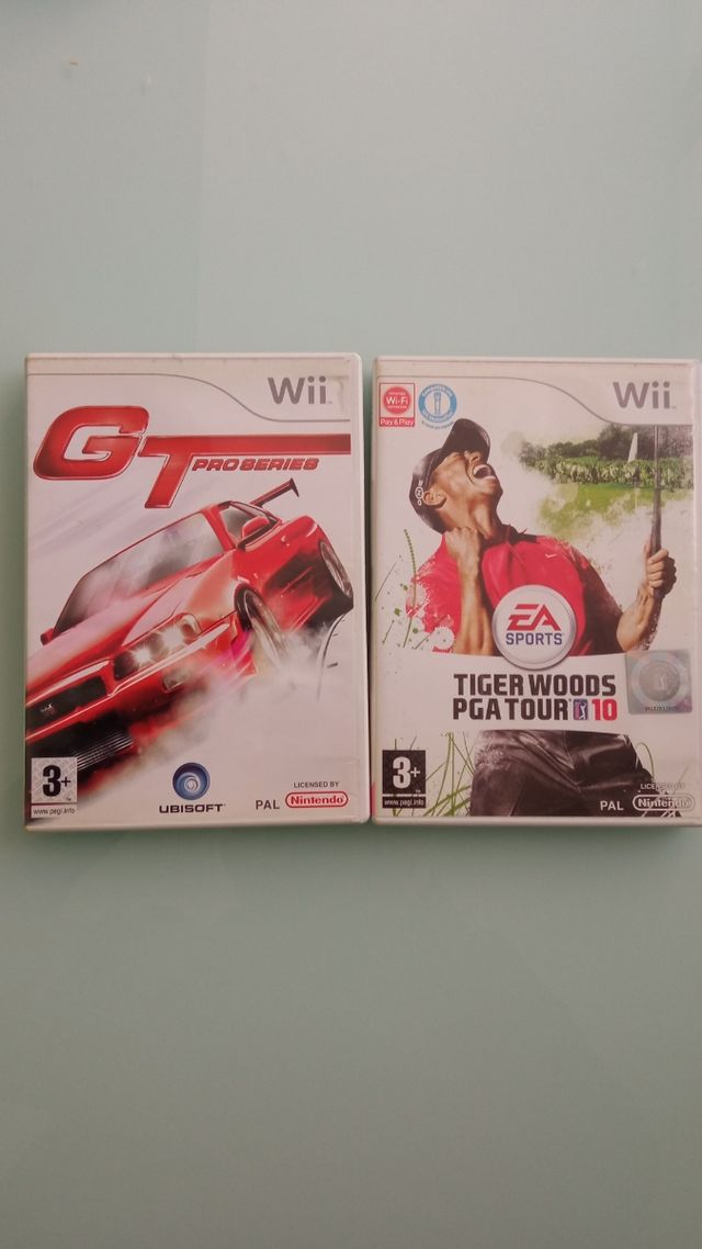 GT proseries y Tiger Woods wii
