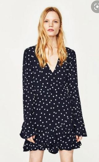 Mono de Zara lunares de segunda mano en WALLAPOP