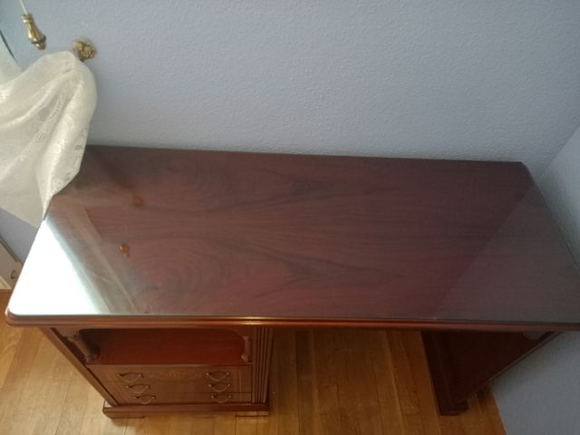 muebles habitación madera de Cerezo,somier,colchón