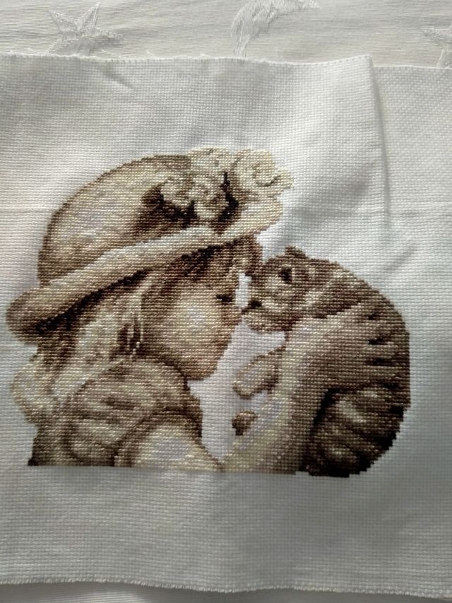 Cuadro de punto de cruz