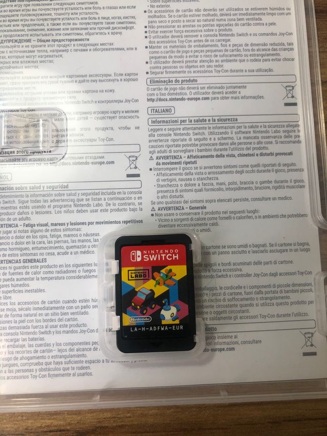 Nintendo labo toy-con 3 solo juego