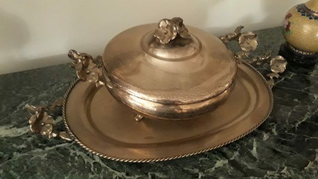 sopera de alpaca plateada OCASION