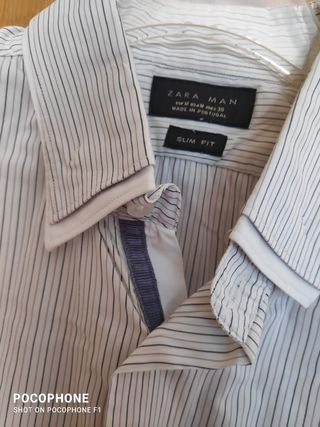 Camisa Slim fit Zara de segunda mano por 5 EUR en Algemesí en WALLAPOP