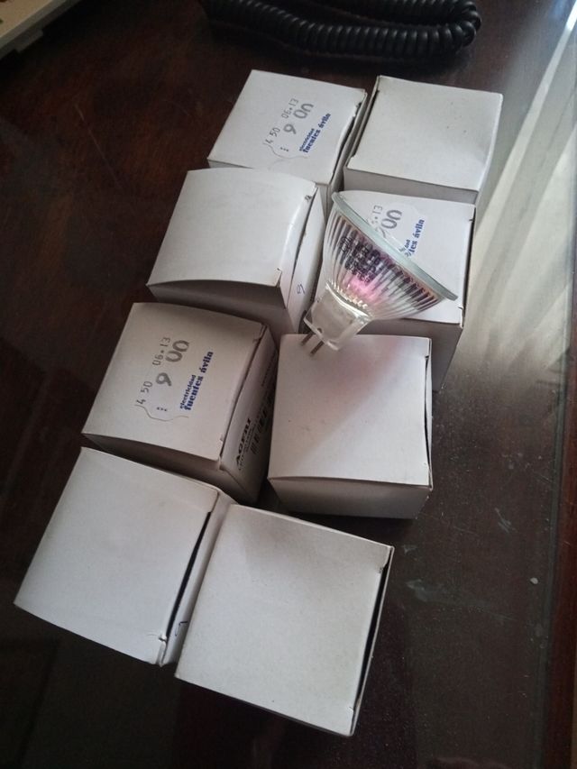 8 bombillas halogenas