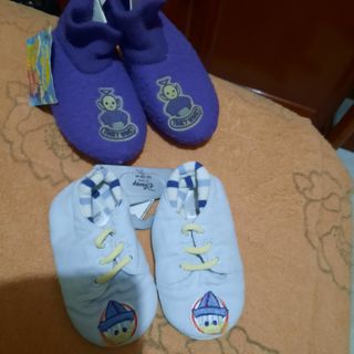 Zapatillas de bebe talla cero recién nacido de segunda mano en Alicante en  WALLAPOP